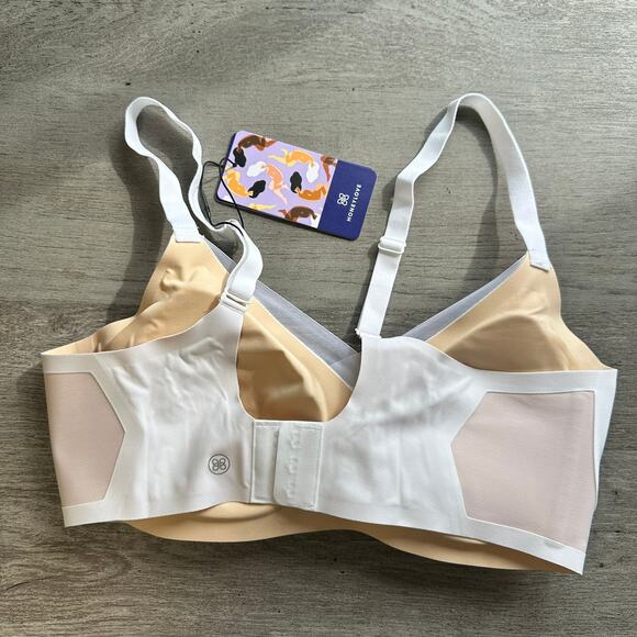 NWT Honeylove Crossover Bra White Med - Picture 3 of 6